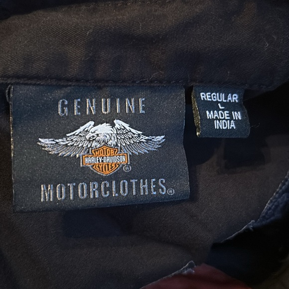Large Harley Davidson button down - Picture 4 of 4